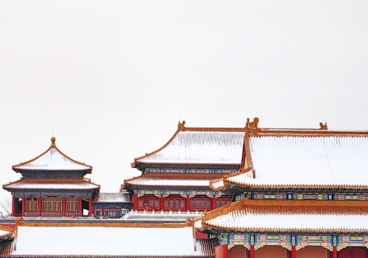 故宫雪景特别特别特别美