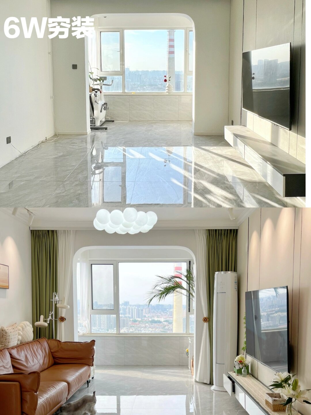 6w自装109平，硬装清单分享
我家建筑面积109平
套内85平，公摊24平
三