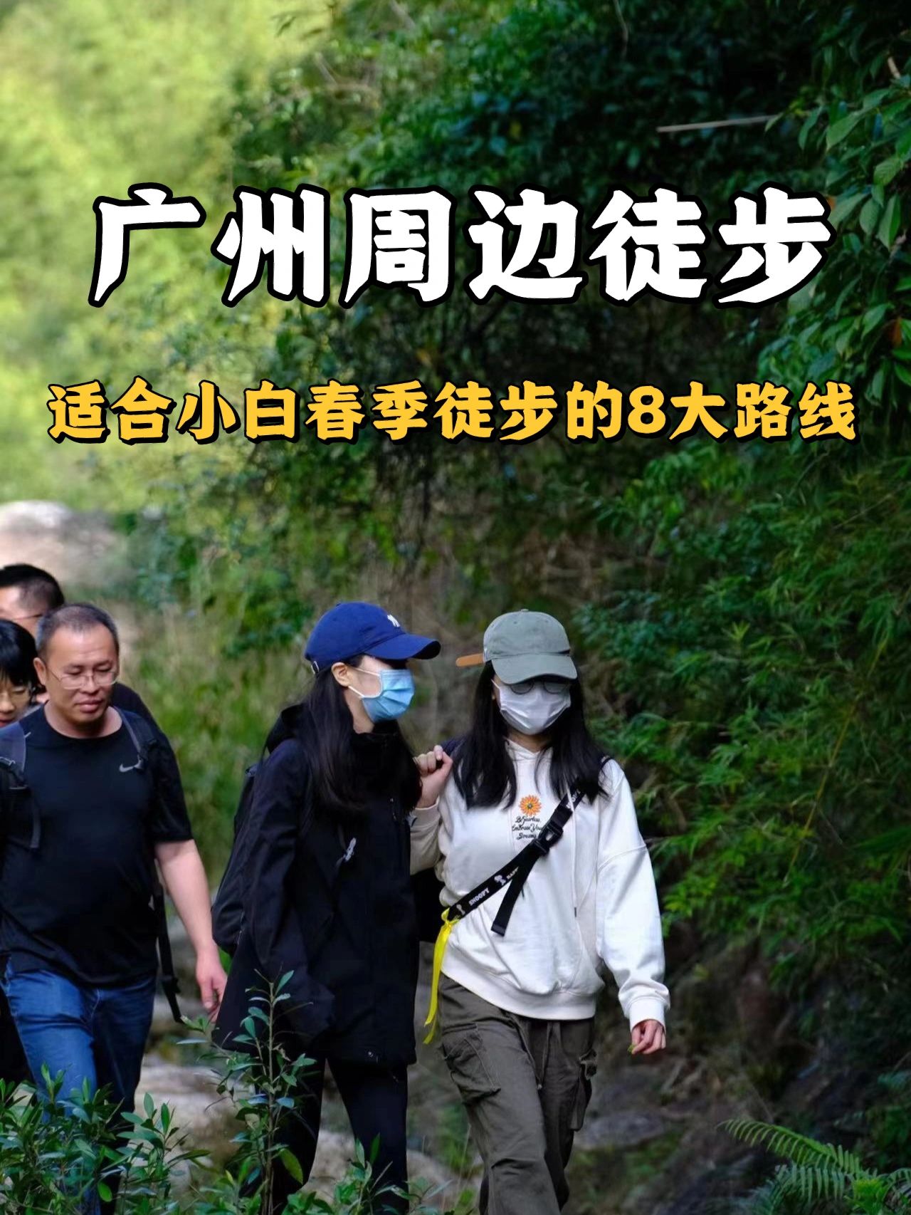 广州徒步，适合小白徒步的⑧大路线❗️