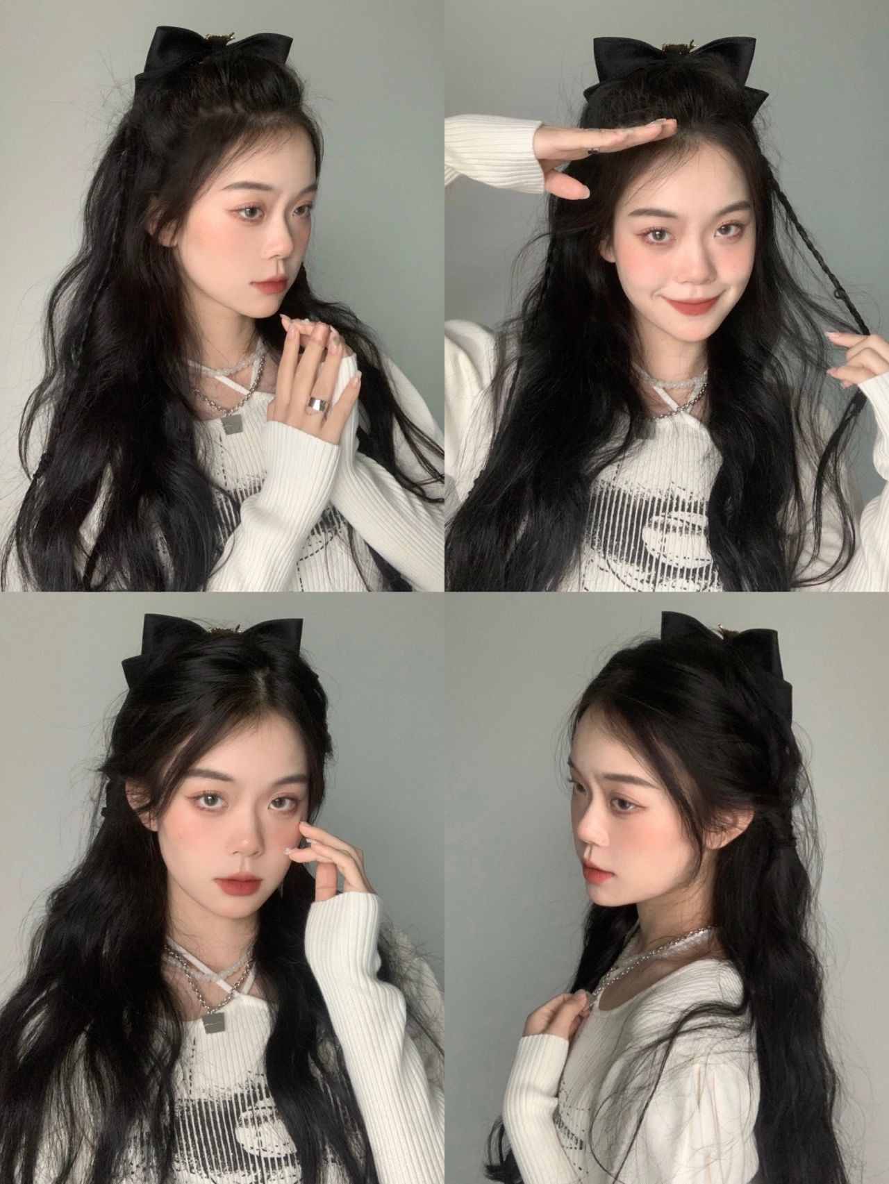 编发教程#中长发披肩编发教程#