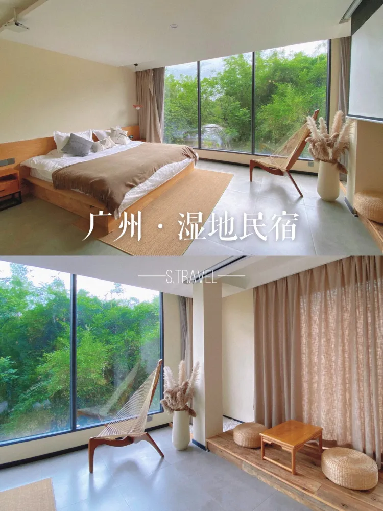 超治愈!新开的湿地园林民宿，可带宠物~