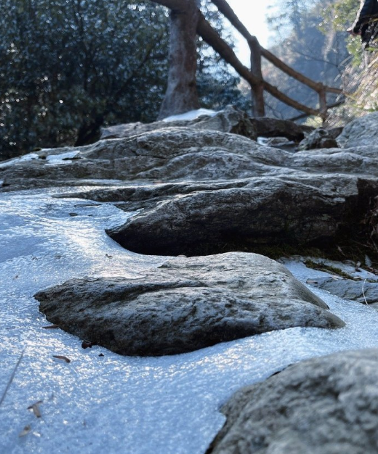 九江·莲花洞风景区登山赏雪🌨️