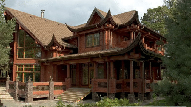 俄国一位高官的豪宅，风格中西合璧