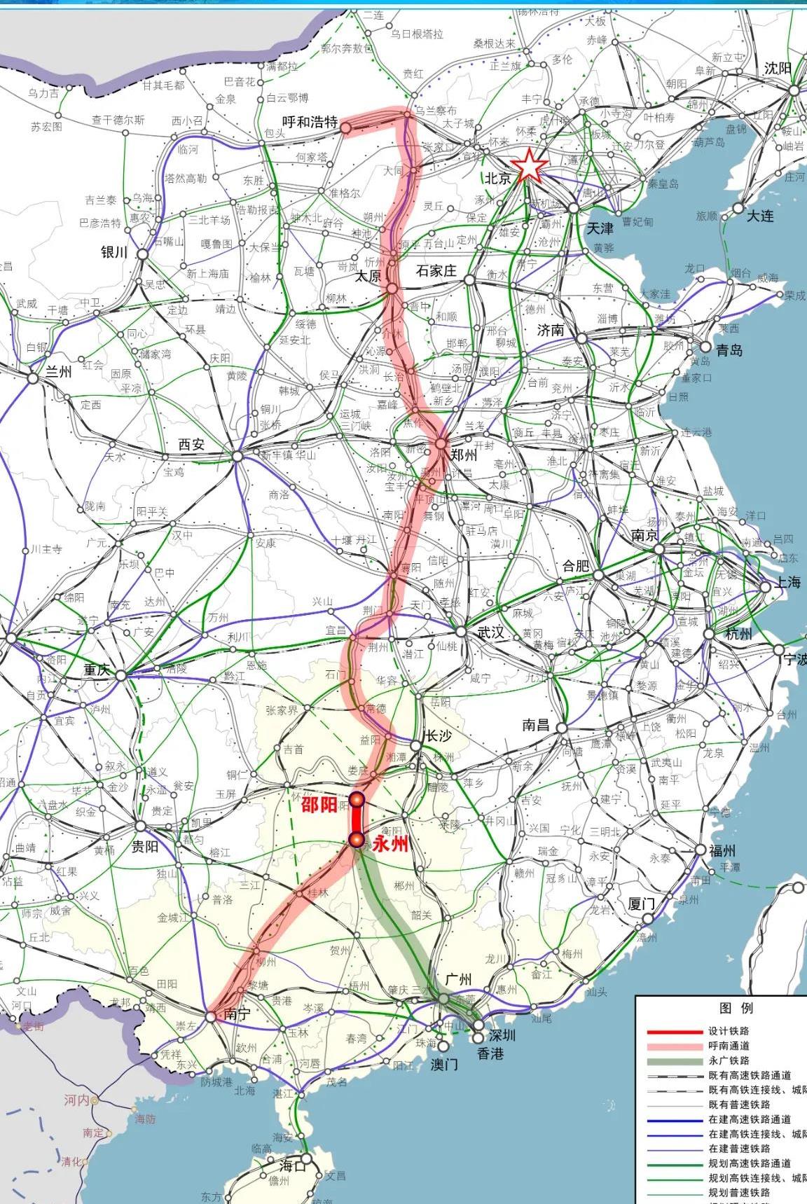 这高铁居然绕过了长沙！