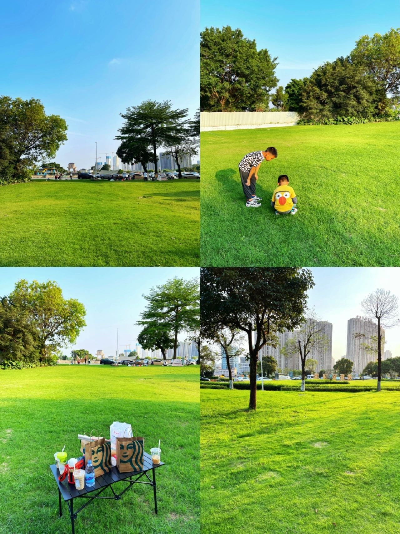 广州这个露营地太美了💚还能看到徬晚日落