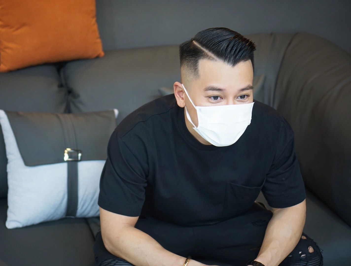 男士发型，高渐变复古油头