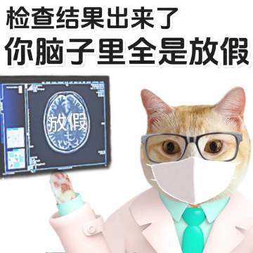 检查结果出来了：你脑子里全是放假 ​