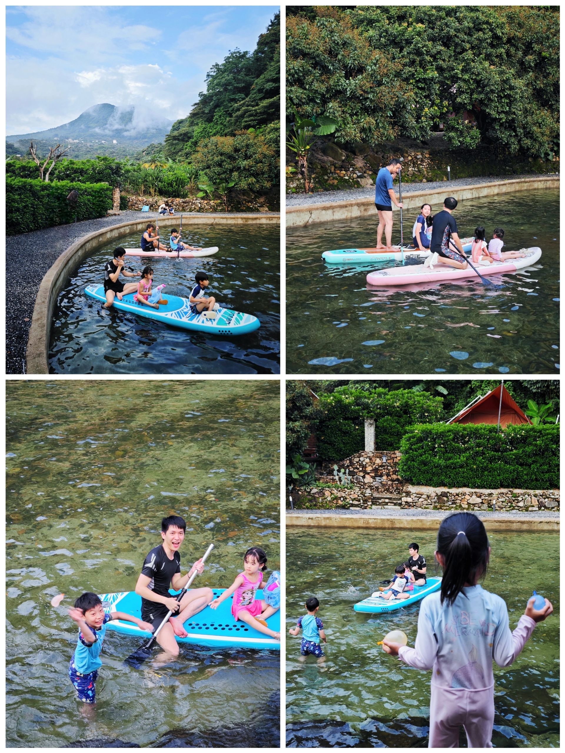 太快乐了🏕夏天露营就是要泡在水里呀💦