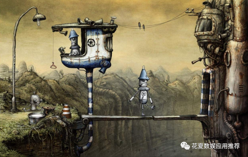苹果IOS账号游戏分享: 「机械迷城 -Machinarium」—屡获殊荣的解谜神作，一个蒸汽朋克风的世界