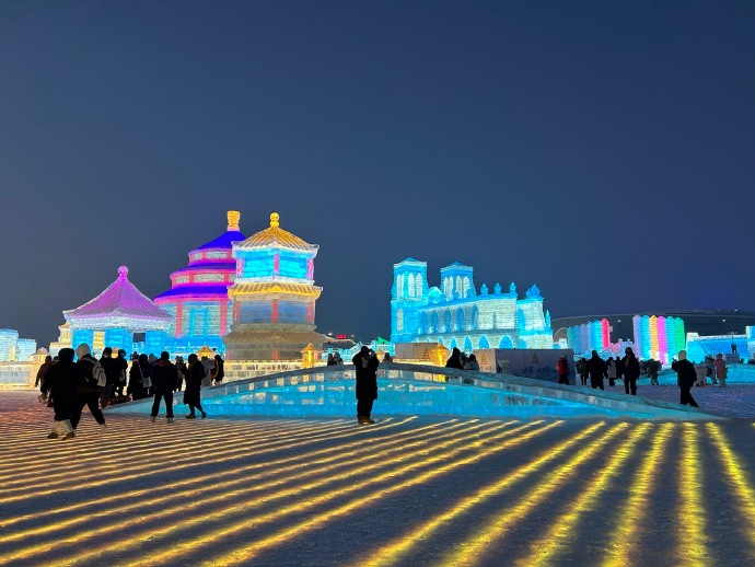 冬天的浪漫，看雪占一半❄ 哈尔滨·哈尔滨冰雪大世界 ​