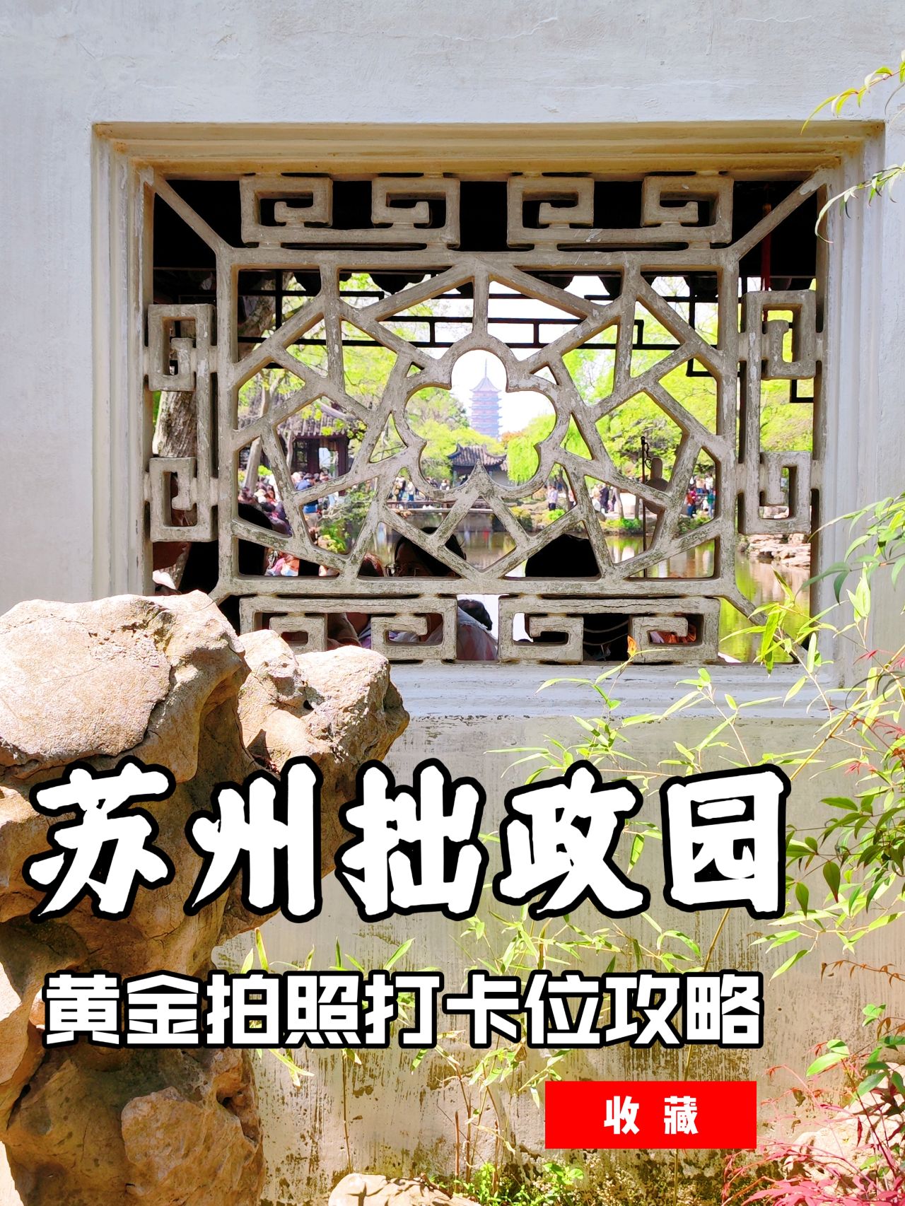 苏州拙政园黄金打卡拍照攻略，快收藏