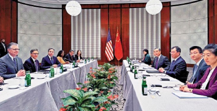 中美互相交底？布林肯“小心思”写满脸上，拿台湾当谈判筹码。中美两国最近一次交锋是