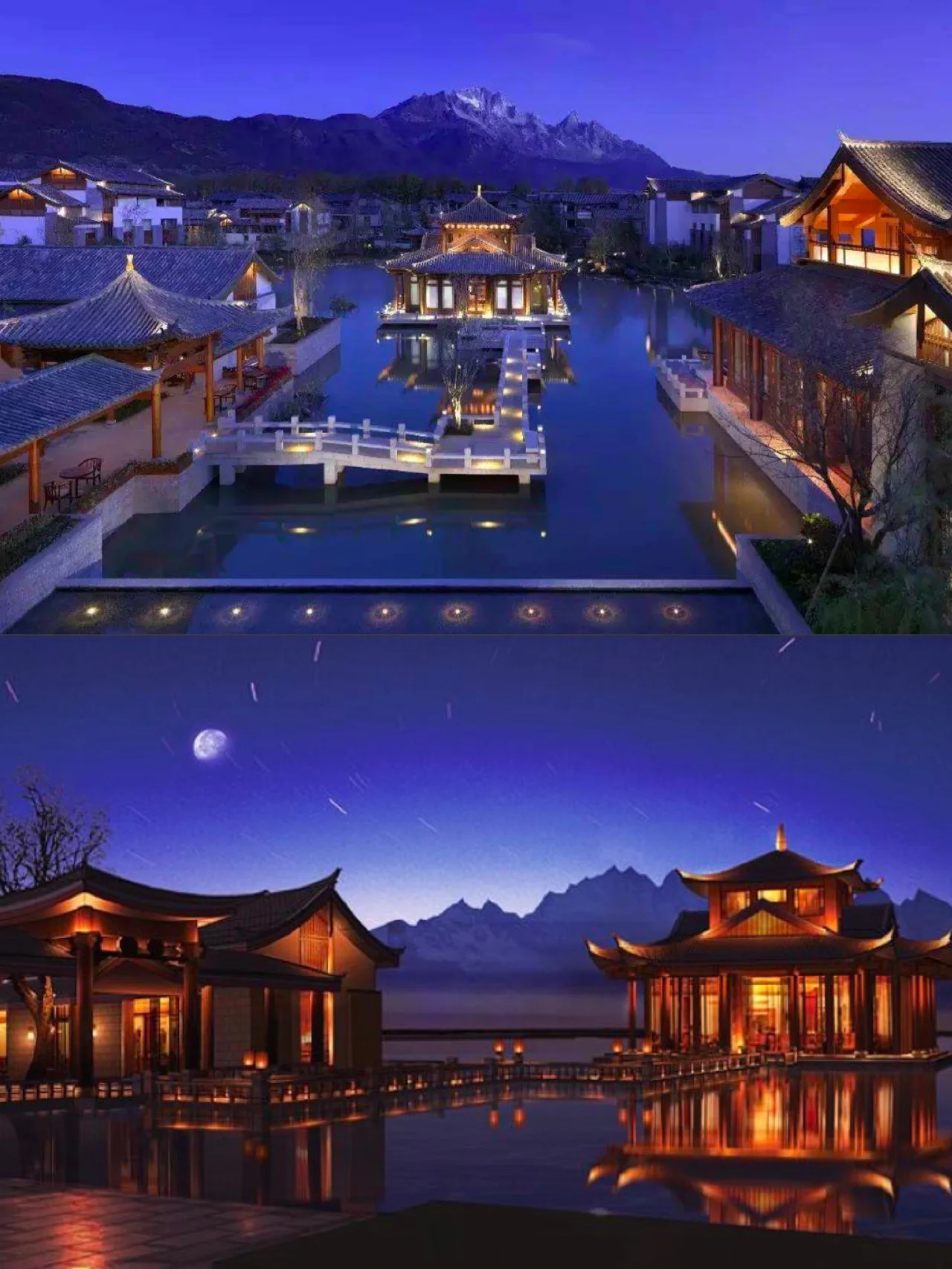 丽江酒店，人均450住五星，窗外就是雪山
