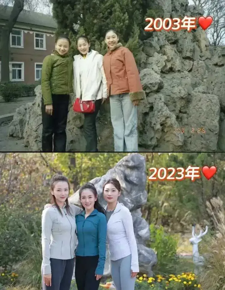 真是女大十八变，20年前和20年后和初中同学一走合影，如果20年前找女朋友，你会