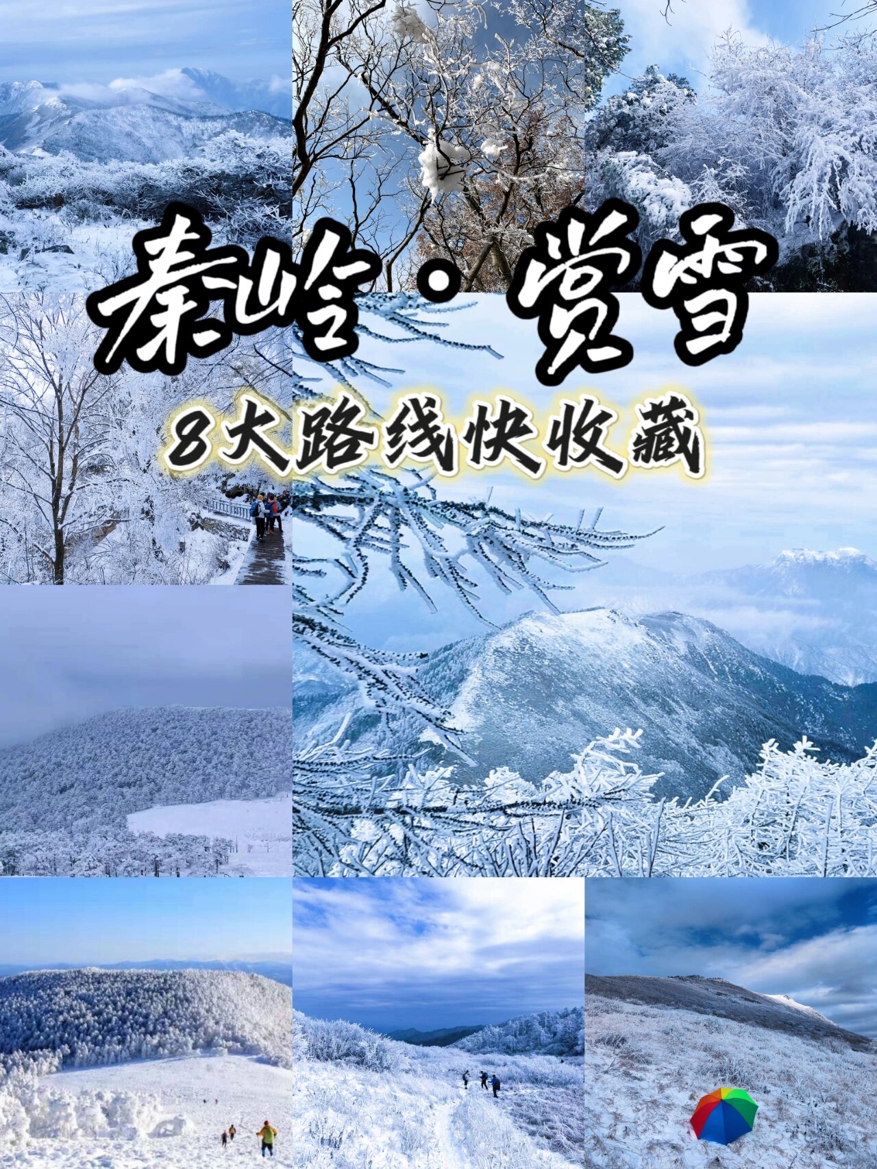 秦岭8大赏雪绝美路线！不好看算我输！