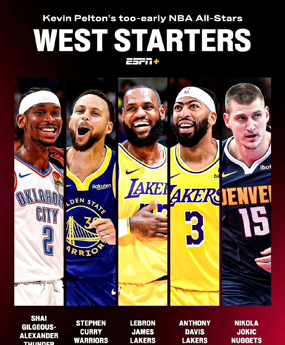 最近ESPN已经开始预测东西部全明星阵容，其中火箭队申京有幸成为继哈登之后又一位