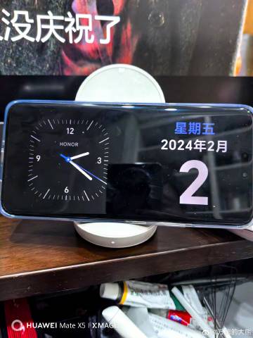 荣耀magic6 Pro这个功能还是不错的。。省得买表了。。 ​​​