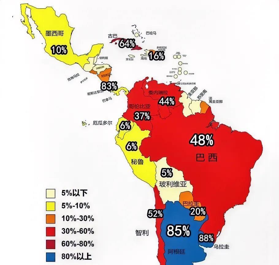 阿根廷就是用这种方法来保留白色基因的。无论是阿根廷国家足球队，还是走在布宜诺斯艾