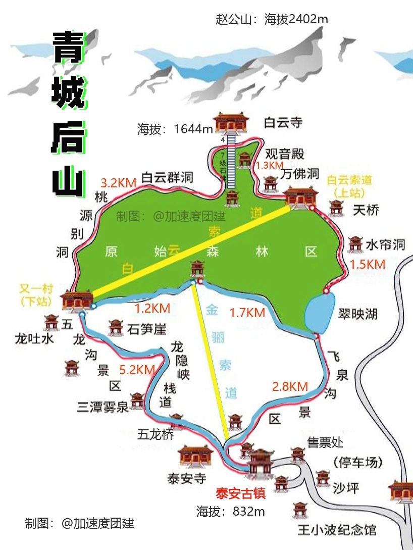 青城后山攻略#成都海拔#