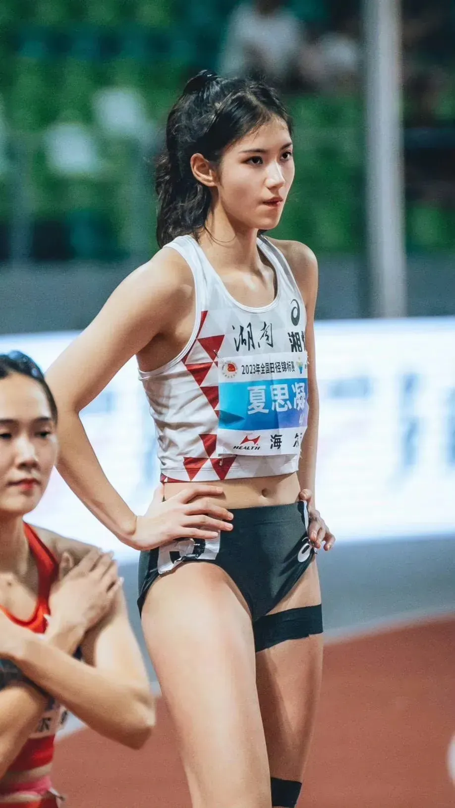 夏思凝，根正苗红，刷新了欧美的审美观#田径#亚运女神
