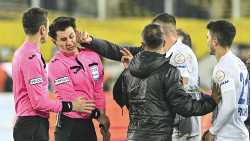 前俱乐部主席法鲁克·科卡因殴打裁判而被土耳其足协永久禁赛