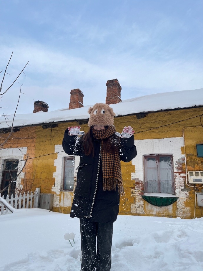哈尔滨冬天的雪已经看过了❄️ ​