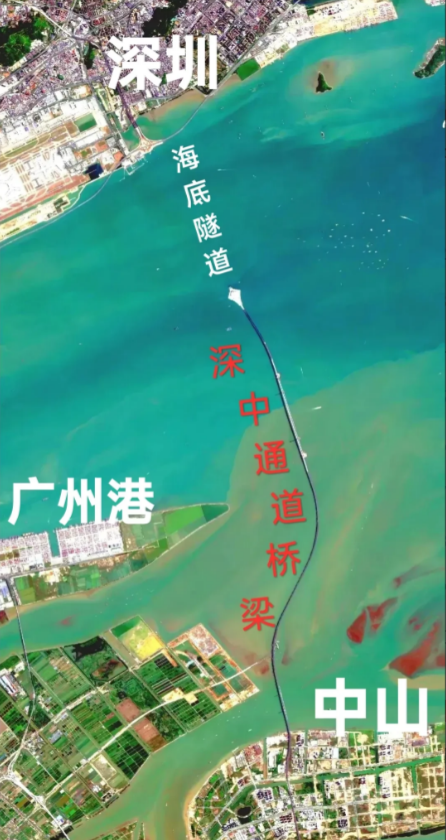 深中通道广州为什么有苦难言
原来广州港在黄埔，珠江口建了大桥以后，不得不把广州港