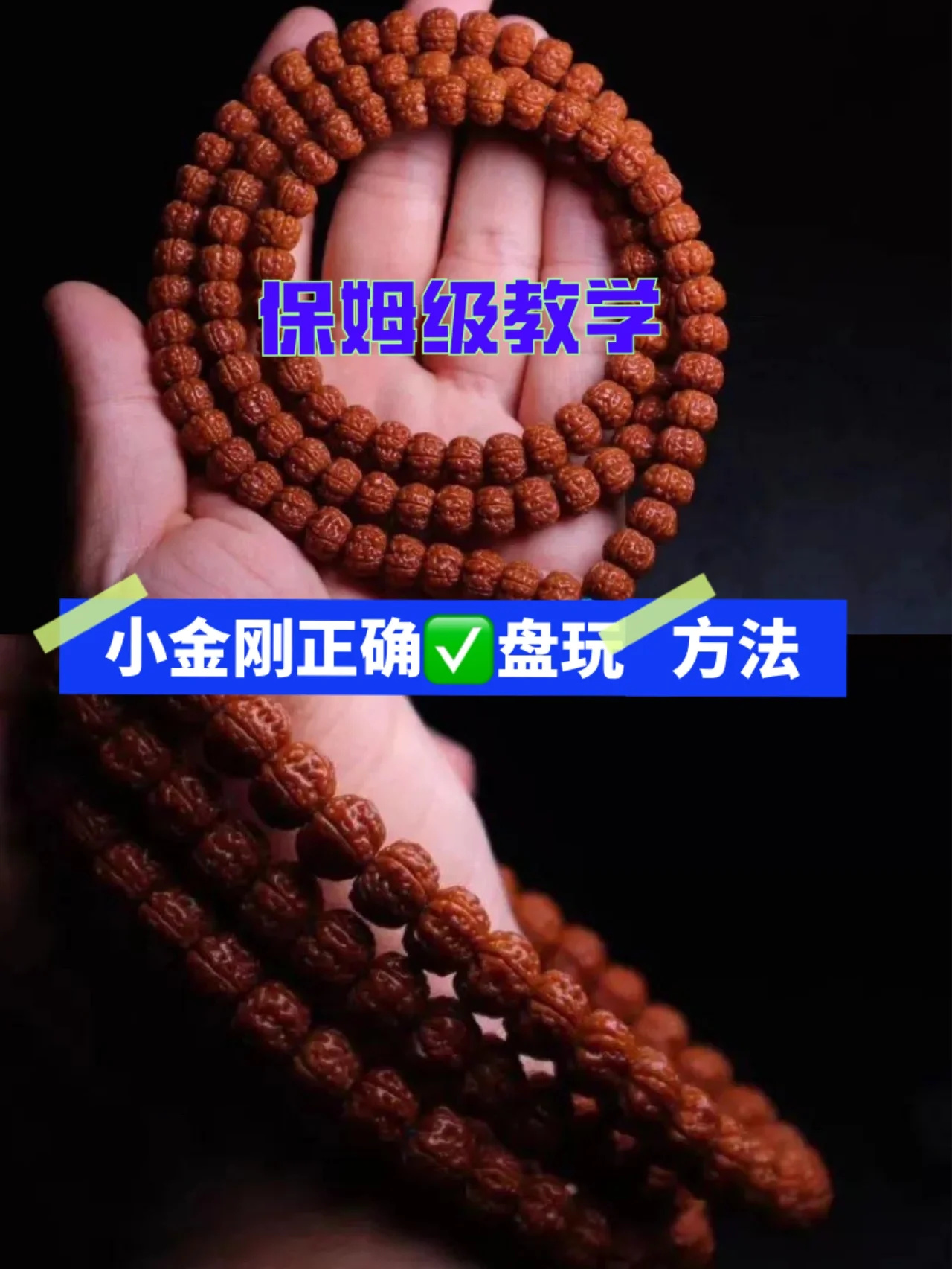 小金刚菩提的正确✅盘玩它来啦·收藏吧‼️