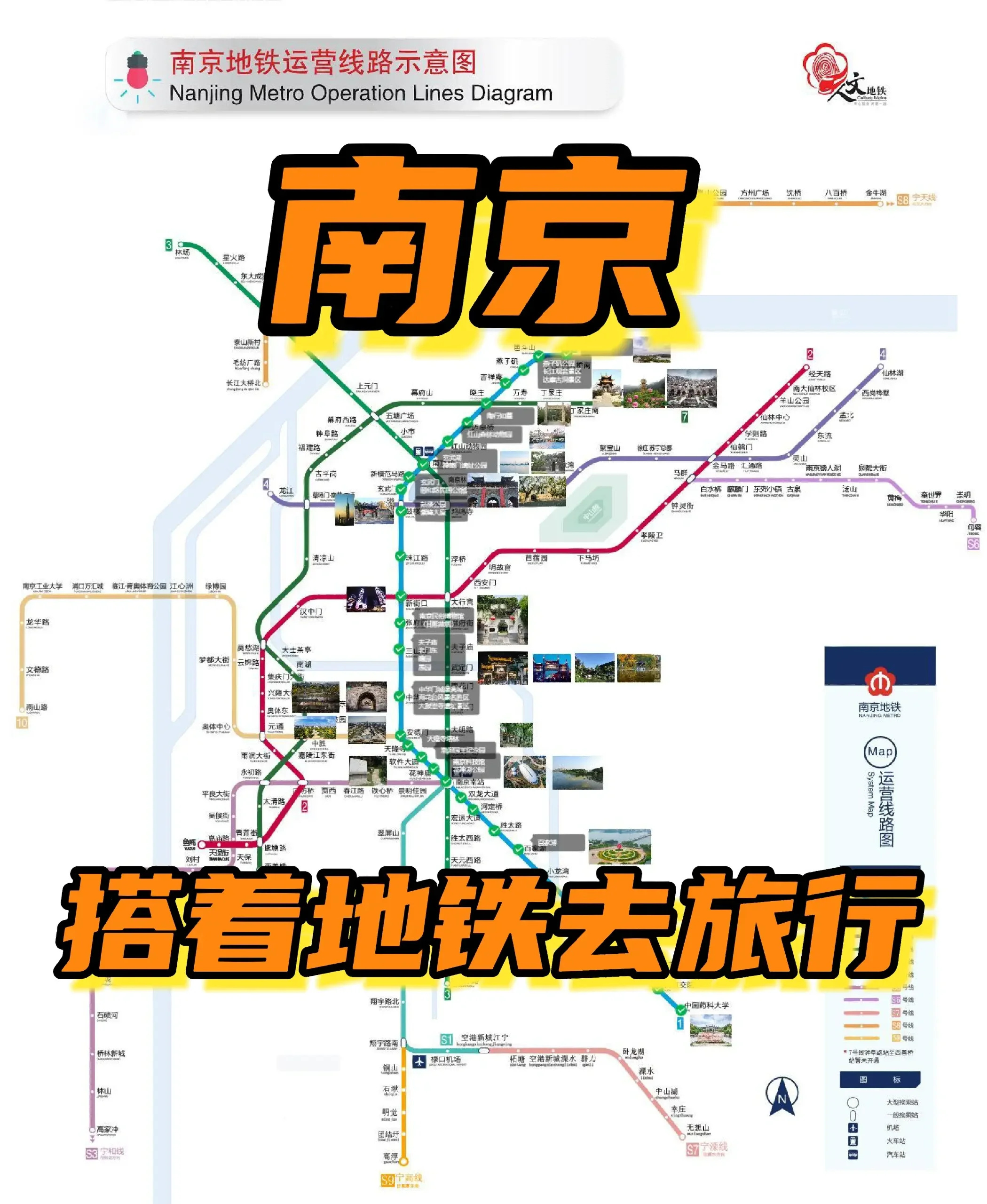 🚇搭着地铁去旅行 | 地铁1号线景点