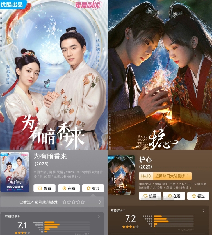 五位95花2023年作品表现，周也准备升咖了吧？
且不说几位是怎么红成95花顶流
