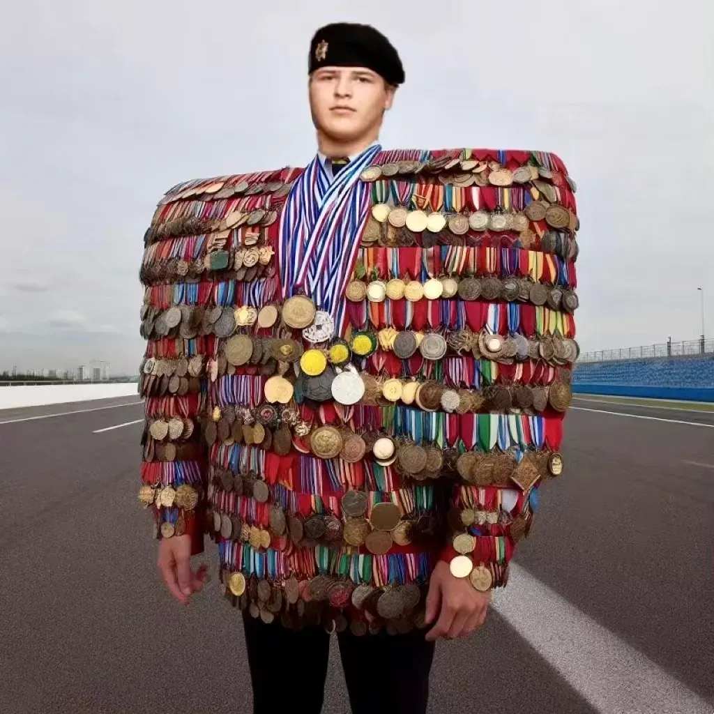 俄罗斯几乎所有的勋章都授予了车臣领导人卡德罗夫这个15岁的儿子亚当·卡德罗夫，从