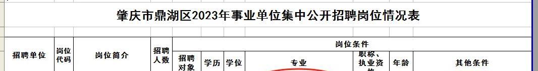 事业单位集中公开招考，又现“萝卜招聘”
肇庆市鼎湖区航运管理站，招聘1人，要求专