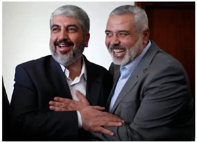 笑的多甜蜜，哈马斯两位最高领导人哈尼亚和马沙尔的净资产分别为 40 亿美元和 5