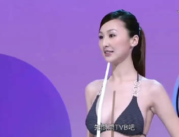 参加港姐时期的高海宁，21岁的她好清纯啊