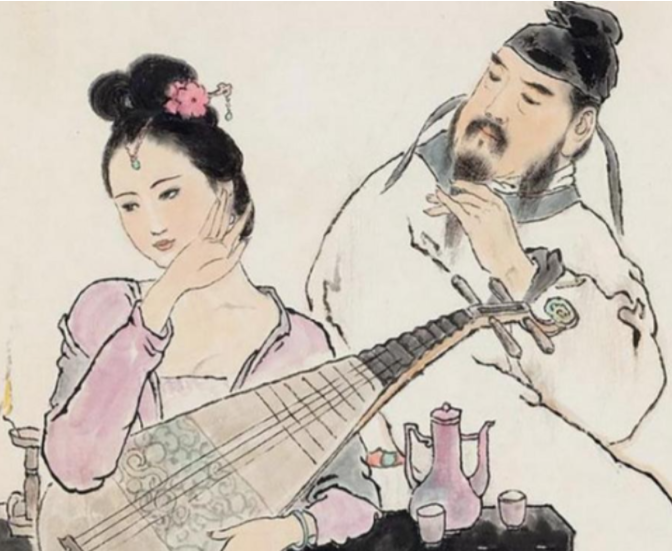 白居易在晚年时，前后一共养了33个家妓，年龄大都是15岁左右的女孩子。而且当这些