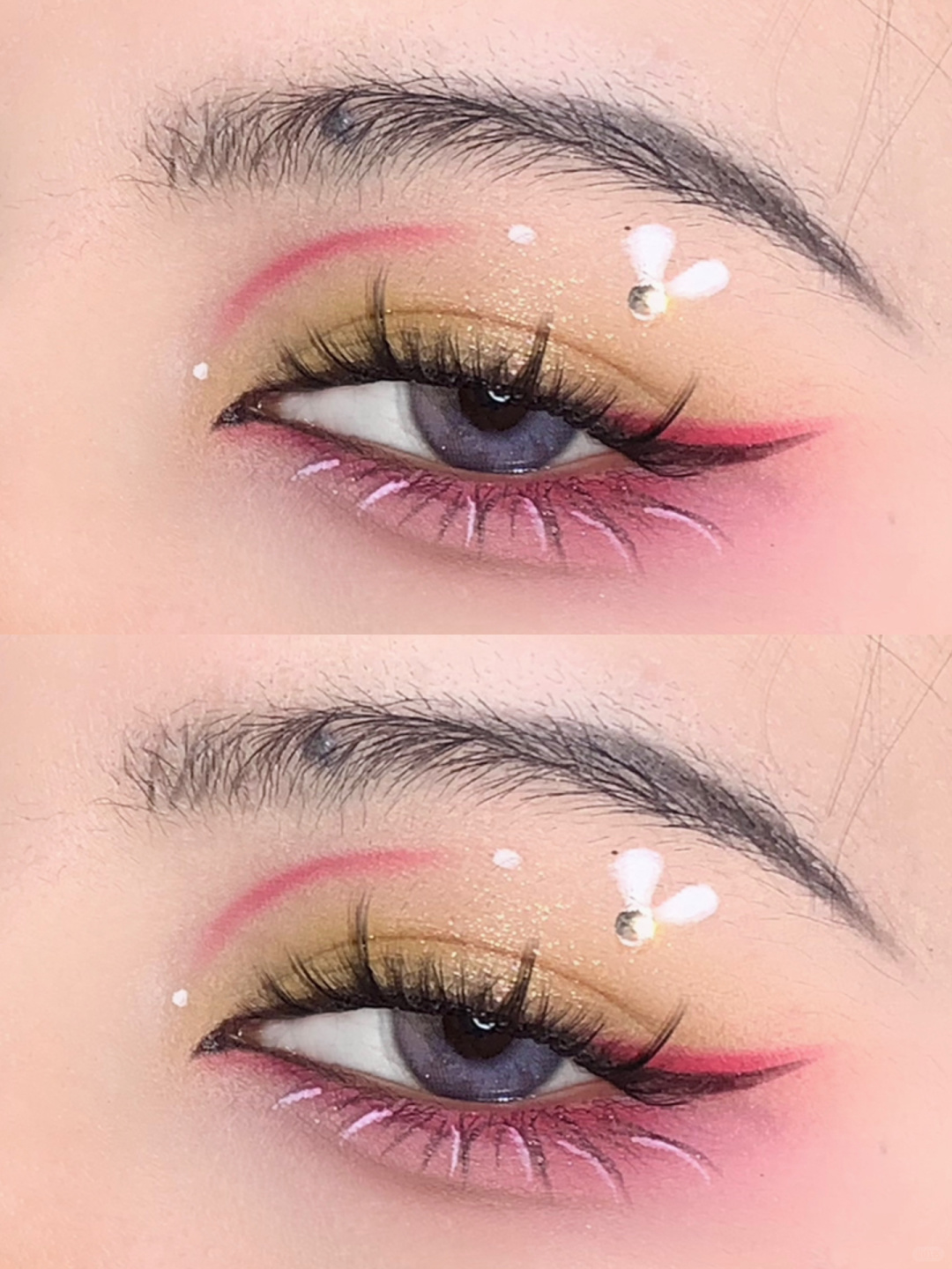 新年来化这个兔年红运创意妆🐰
这个兔年眼妆真的超级可爱又有创意又不会太夸张
新