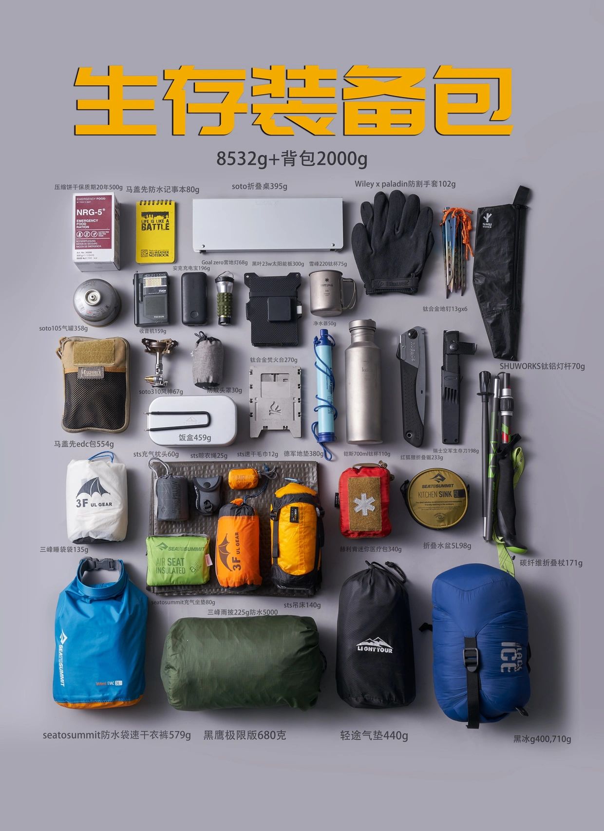 好物推荐，生存装备背包