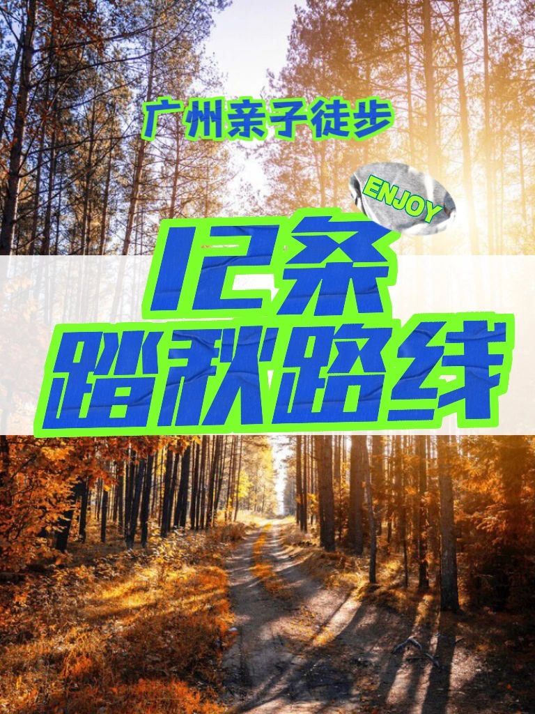 广州市内，适合亲子踏秋的12条徒步路线