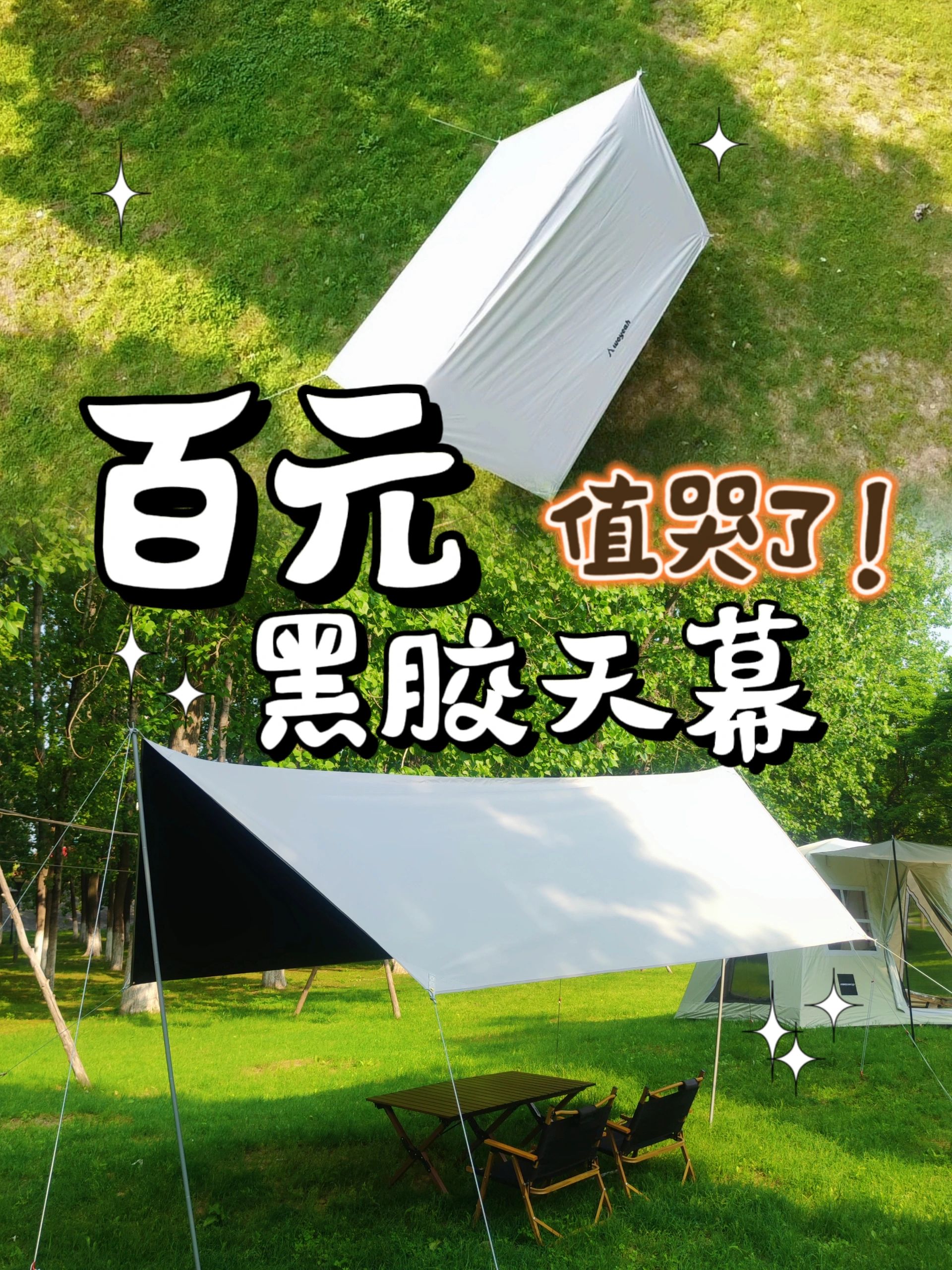 刷到随缘，这黑胶天幕是真的值