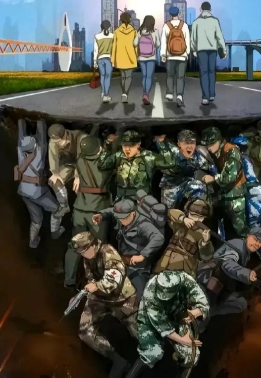 其实，战争离我们不远，只是我们被保护的很好！[加油] ​​​