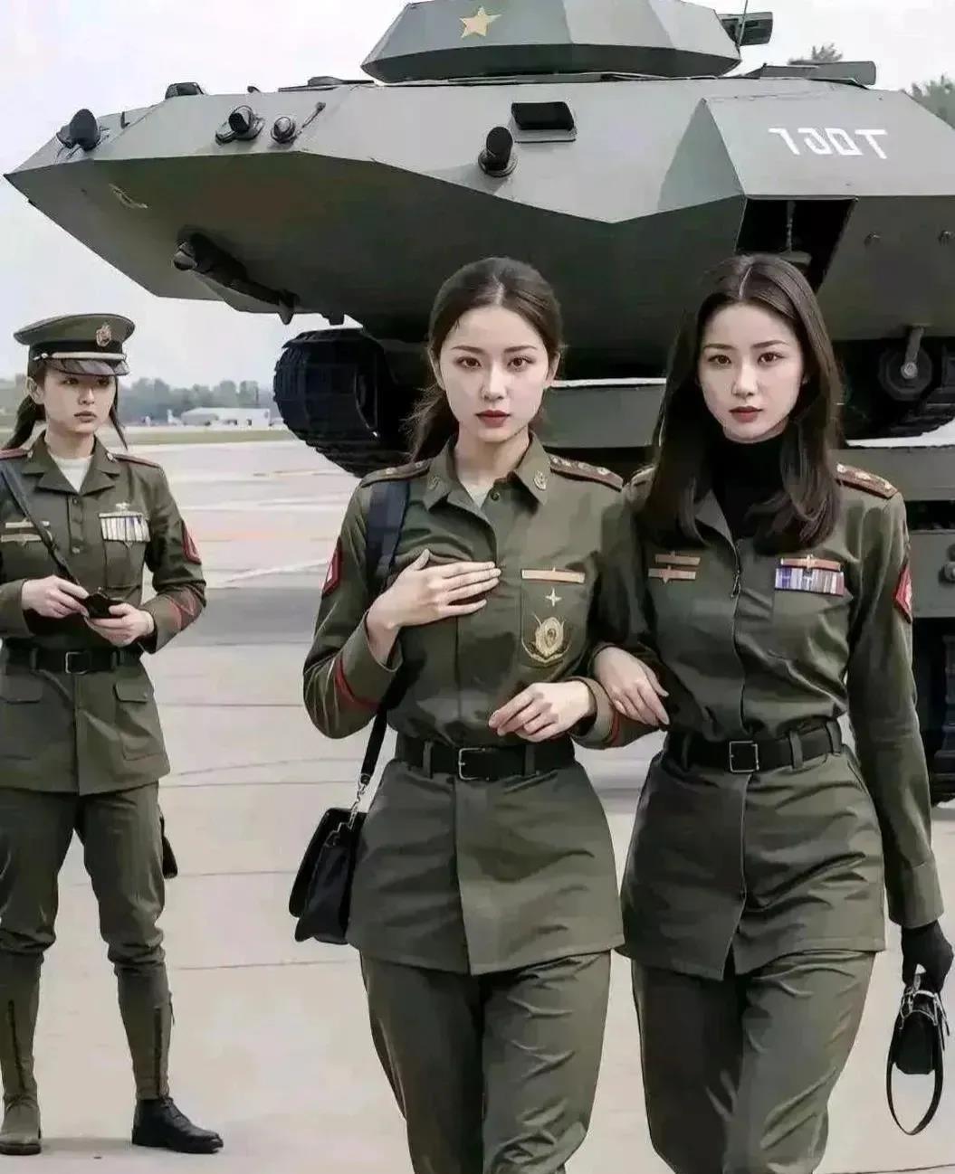 知道这是哪国的女军人吗？长得天香国色的。首先她们肯定是黄种人，亚洲地区的。其次她