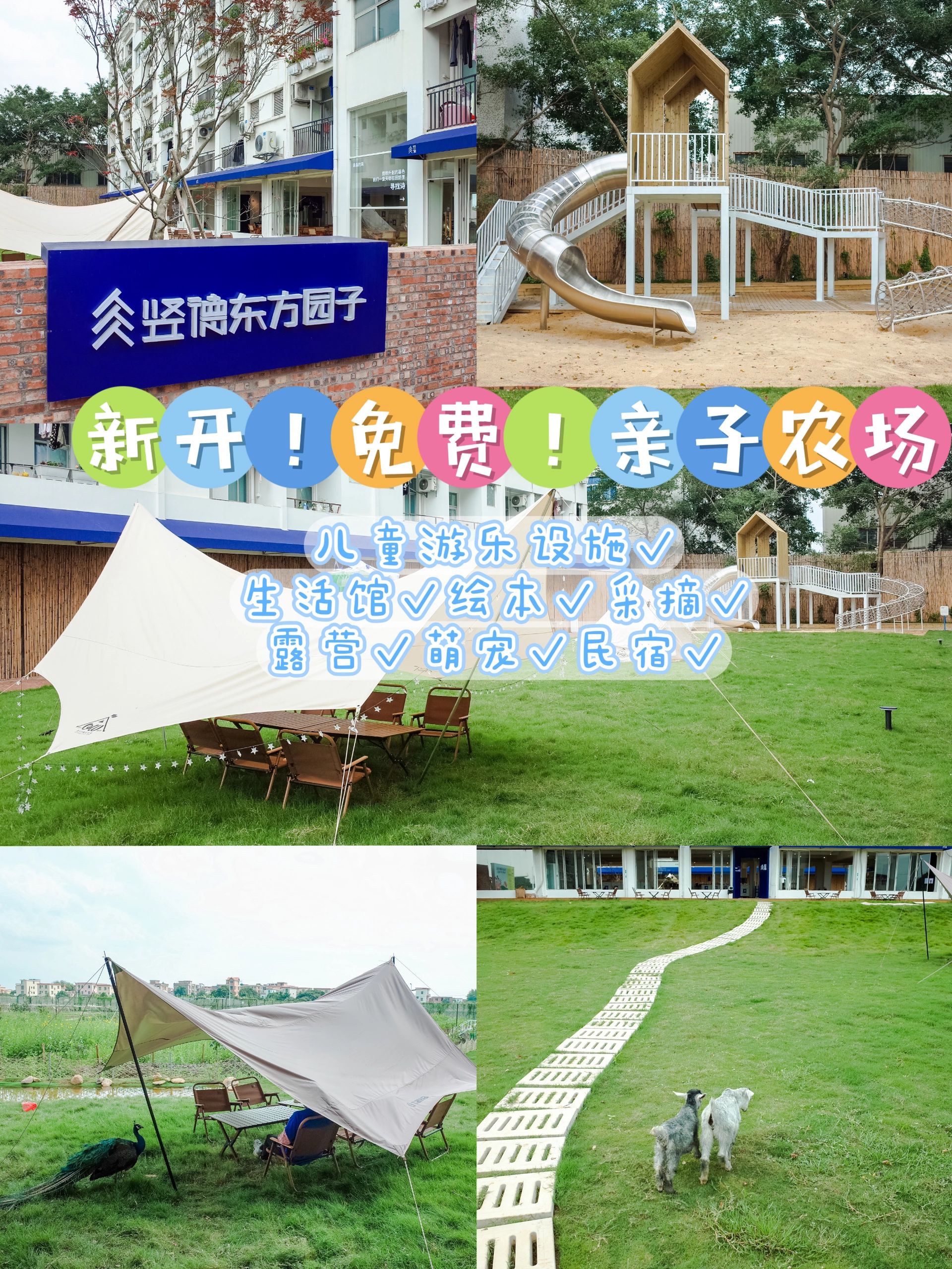 免费遛娃地+1露营/采摘/儿童乐园/民宿