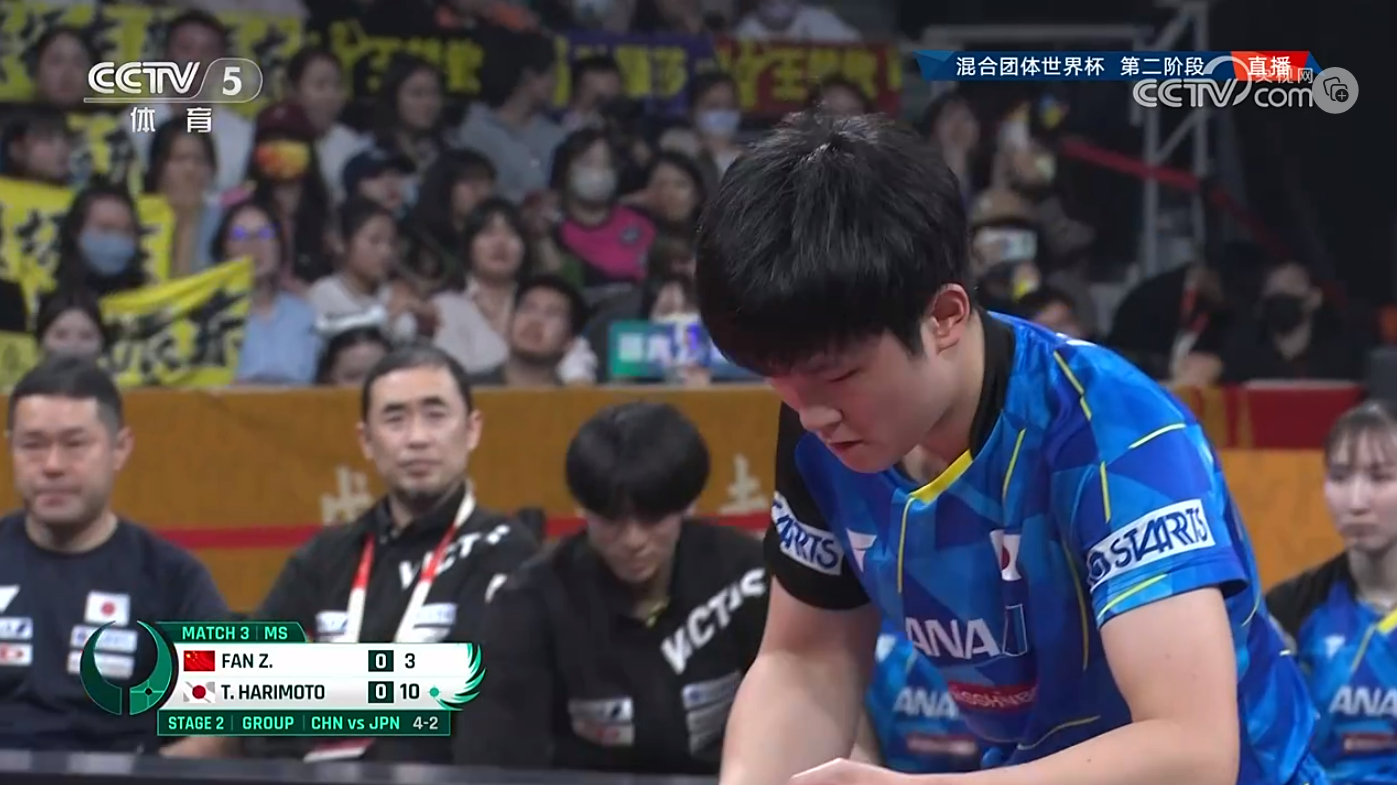输得太快了！樊振东3-1不敌张本智和！

说句实话，国乒选手中，樊振东面对张本智