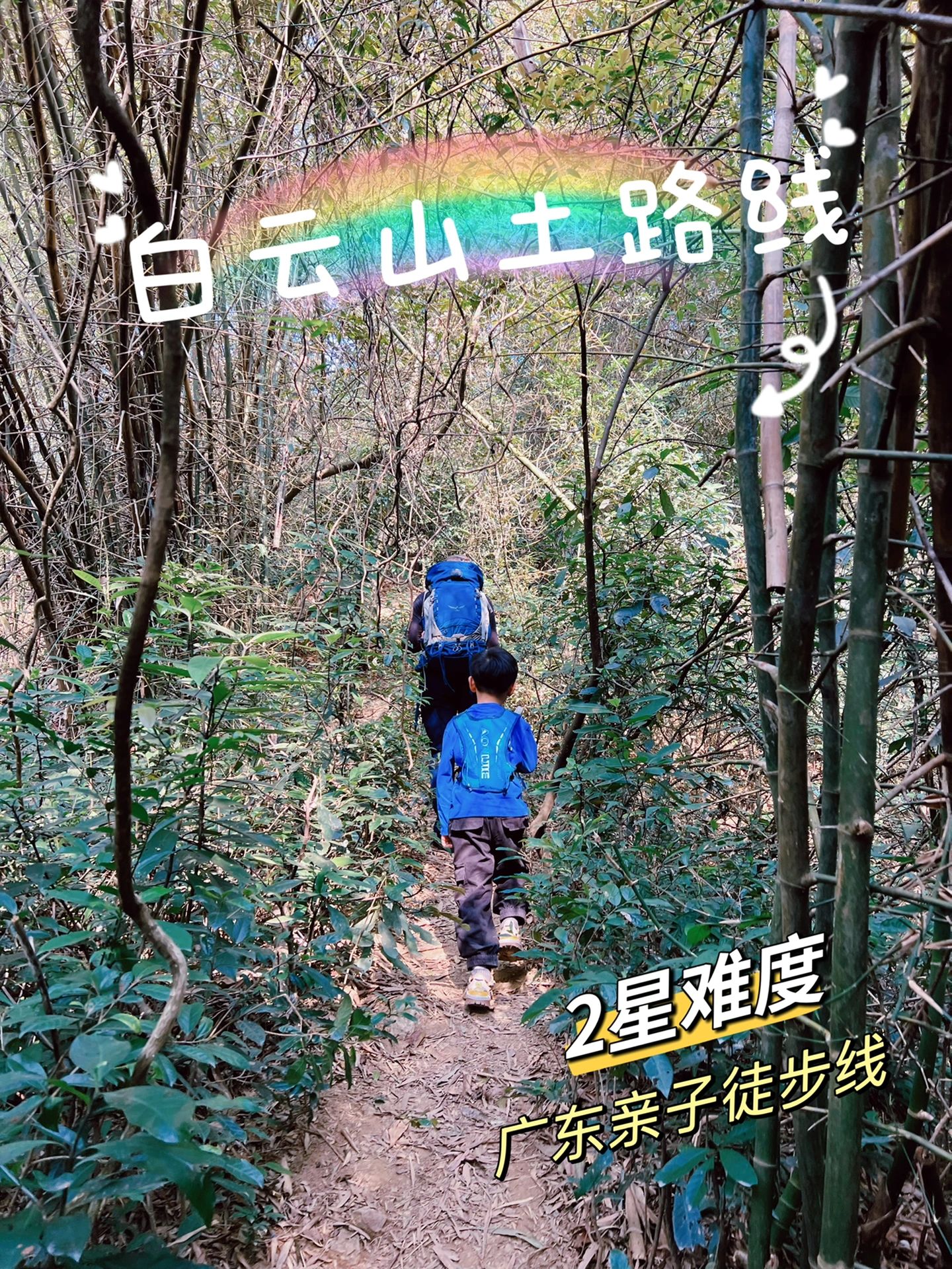 广东亲子徒步｜广州白云山土路线
