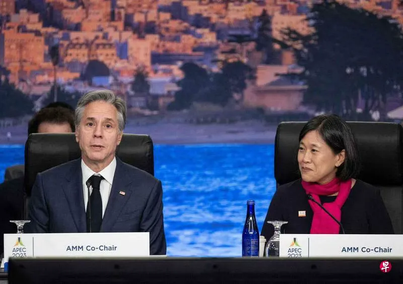 美国国务卿布林肯在APEC峰会前夕说，美国相信亚太经济体可以自由选择自己的道路，