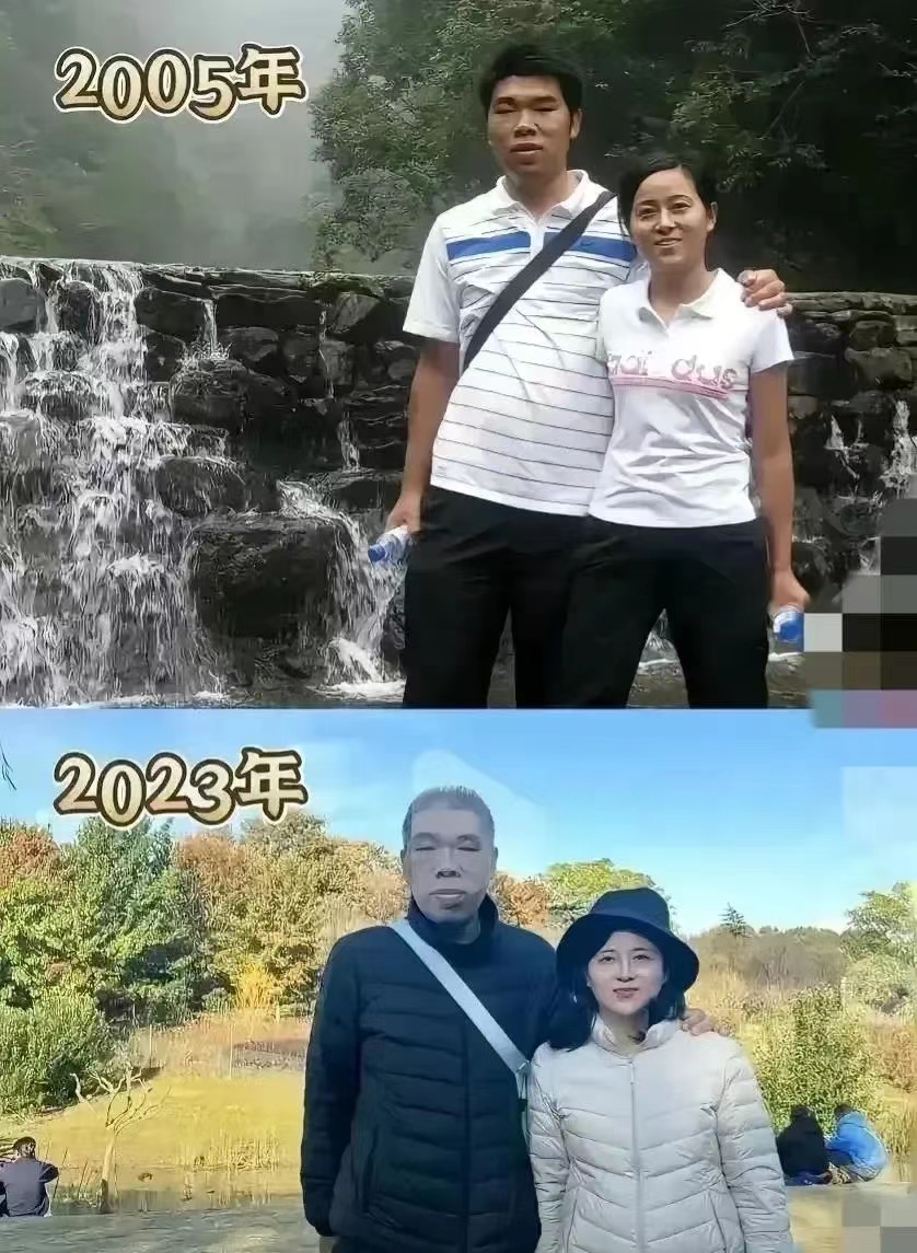 你相信吗？ 18年前，我的丈夫看起来不仅高大威武，而且还很帅气。他是男人的骄傲，