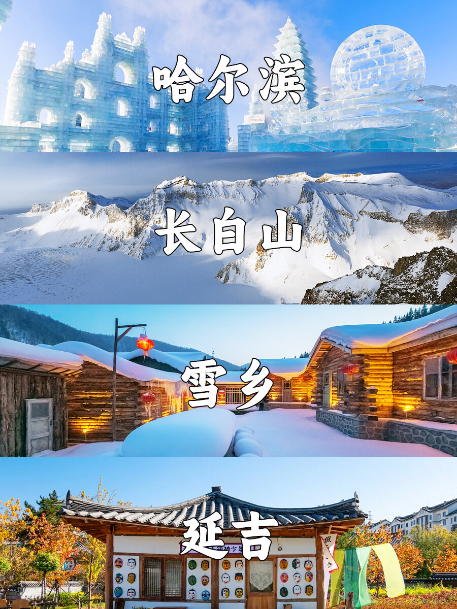 哈尔滨➕雪乡➕长白山➕延吉6天❗快码住