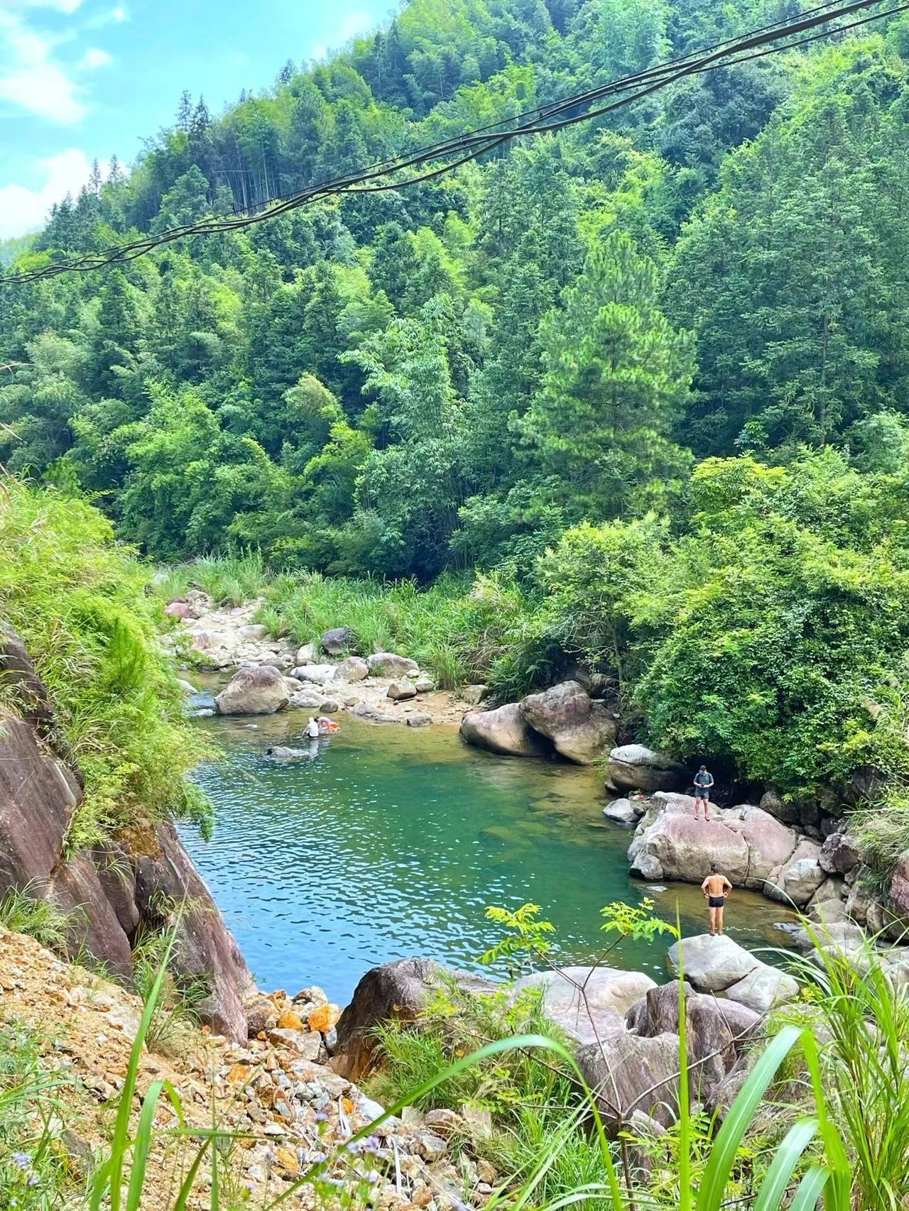广州免费溯溪好去处古田冰河古道
