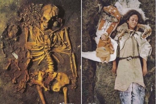 照片中的历史超话 在丹麦韦德贝克发现的一处古老墓葬遗址可追溯到 7000-600