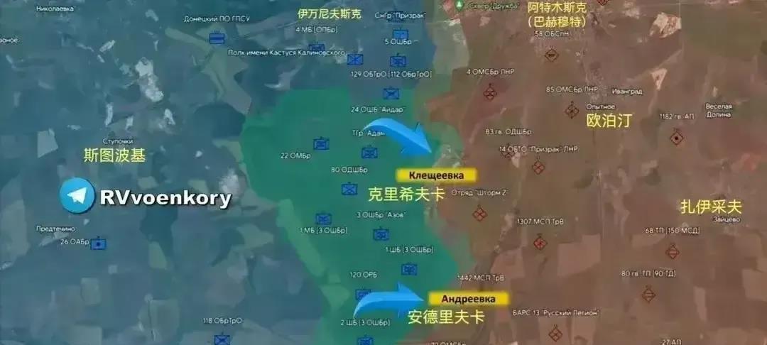 9月15日，在巴赫穆特，针对前天丢失的安德列夫卡村，俄罗斯空天军出动了一架苏-3